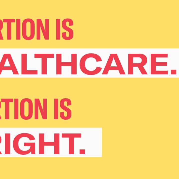 Abortion is Healthcare. Abortion is a right. ACLU-WV
