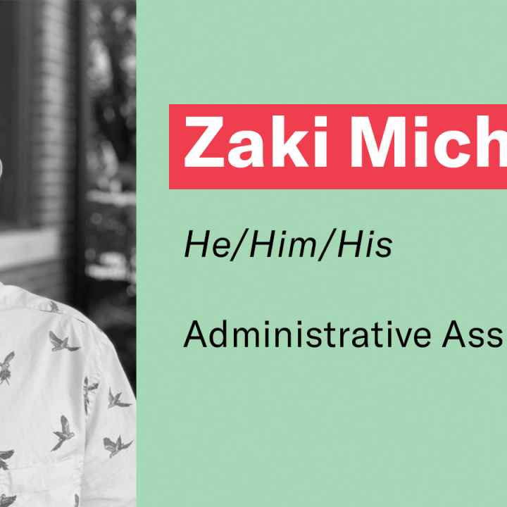 Zaki Michaels, he/him/his